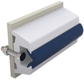 VETUS Vinyl rubbing strake, white, TRAP 70 x 43 mm, coil of 30 m, (price per m) TRAP70WL